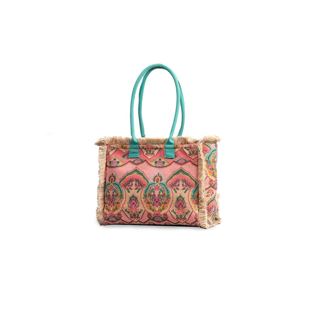 Canvas Handbag Ethnic Style Tote With Tassels - Large Capacity Hobo >:(